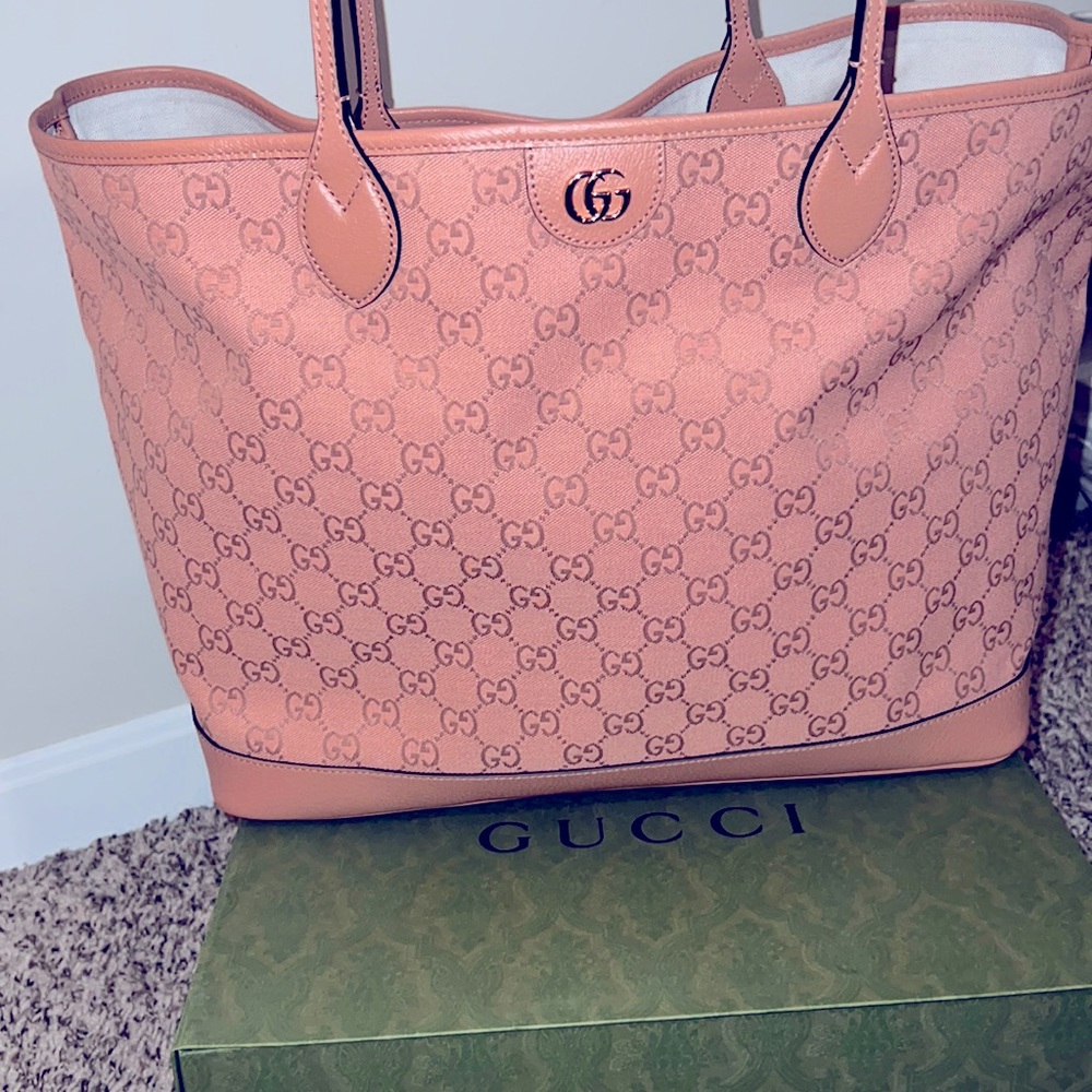 OPHIDIA GG LARGE TOTE BAG